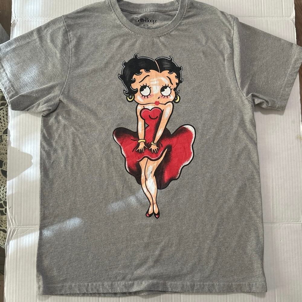 BettBoop Vintage short sleeve Graffic T-Shirt in grey Cotten Women’s size Medium